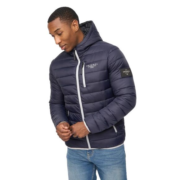 Crosshatch Mens Phelpmans Puffer Jacket / Navy
